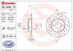 08.5085.1X_���� ���� 0850851x Brembo 0850851X ����