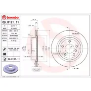 ���� ��������� BMW Z4 Roadster (E89) sDrive 30 i 2009-2011 Brembo 09R12111 - 09R12111 ����