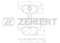������� ����. ����. ����. BMW 3 (E30 E36) 86- 5 (E34) 87- 7 (E32) 86- Z1 90- Z3 (E36) 95- Zekkert bs1232 BS1232 ����