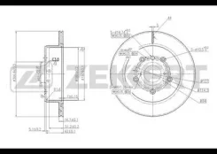 ���� ����. ����. Lexus GS300 (S147) 93- LS400 (UCF10 F30) 92- Supra (A80) 93- Zekkert bs5738 BS5738 ����