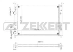 �������� ���������� ��������� Fiat Palio (178) 98- Zekkert mk1105 MK1105 ����