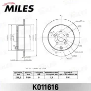 ���� ��������� ������ D269��. Toyota Celica 1.8 99-/Prius 1.5 03-09 (TRW DF4899) K011616 K011616 ����