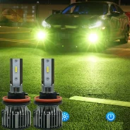 ����� Led Headlights Green H1/H3/H8/H9/H11/HB3/HB4 9600LM / ������� 9098113075 ����