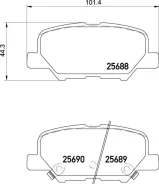 ������� ��������� �������� ������ Mitsubishi Outlander III (GG_W, GF_W, ZJ) 2.0 (GF2W) 10.2012 - NKM1133 ����
