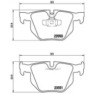 ������� ��������� BMW 3-Series 05-14 / X1 09-12 Brembo P06039 P06039 ����