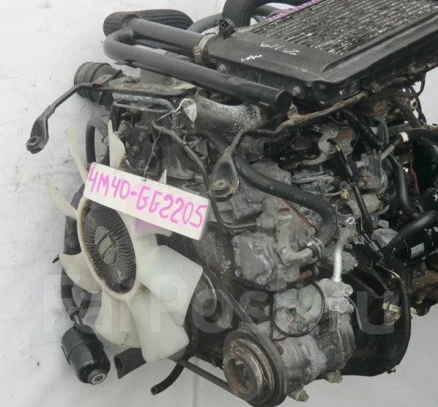 Двигатель Mitsubishi Pajero V26W 4M40T купить во Владивостоке по цене ...
