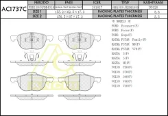 ������� ��������� �������� Mazda Axela, 3, Premacy, 5 (������� ��������, �������� �������� ��������� ������� �������� ���) AC1737C Anchi AC1737C ����