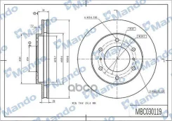 ���� ��������� �������� ������������� Mitsubishi Pajero/Montero IV (V8, V9) (2007-2021) [178Mandombc030119] MBC030119 ����