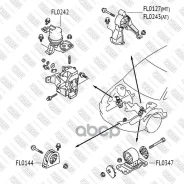 ����� ��������� ������ Mitsubishi Lancer (CS) (2003-2006) ���� [178Fixarfl0243] FL0243 ����