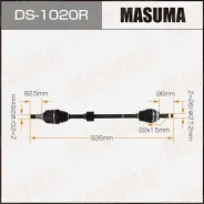 ������ � ����� Masuma, Toyota Corolla Fielder / ZRE142G RH DS-1020R, ������ DS1020R ����