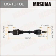 ������ � ����� Masuma, Toyota RAV4 / ASA38L LH DS-1018L, ����� DS1018L ����