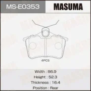 ������� �������� Masuma, PN0472 rear (1/16) MS-E0353, ������ MSE0353 ����