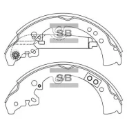 ������� ����������! Toyota Hi-Lux 2.5D/3.0D 07 SA167SNS Sangsin Brake SA167 SA167 ����