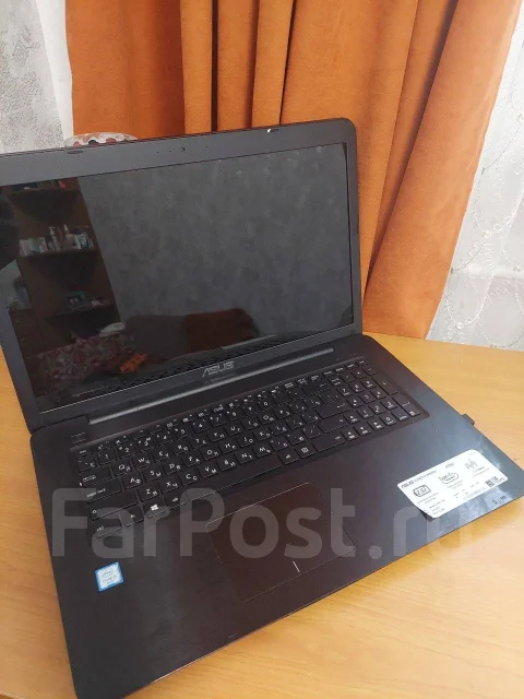 Asus X756UV. 17.3", 64����, ��� 4 ��, ���� 237���, WiFi: 1, Bluetooth: 1 ����