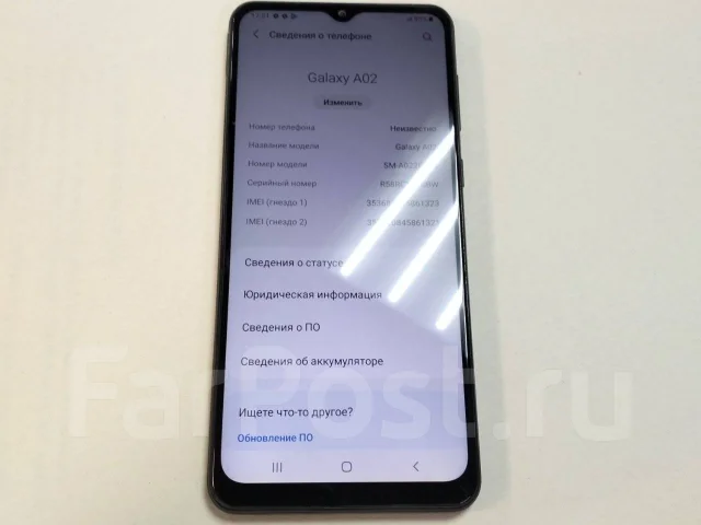 Samsung Galaxy A02. �/�, 32 ��, ������, 5G, Dual-SIM ����