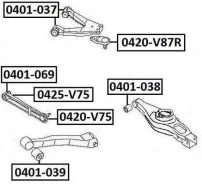 ����������� ������� ����������� ������ Asva 0401-069 0401069 ����