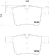 ������� ��������� �������� �������� ��� BMW 3, BMW 1, BMW X3 brembo p-06-075 P06075 ����