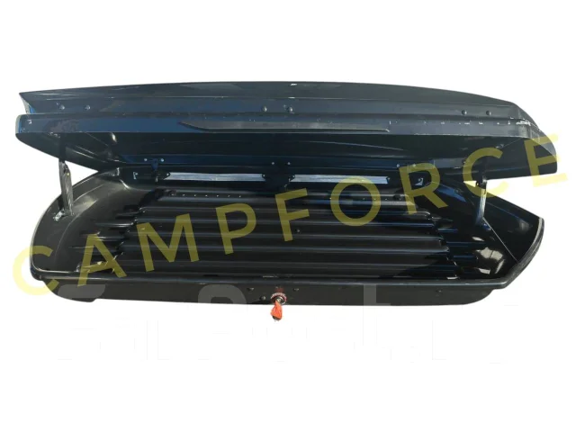 Бокс пластиковый на крышу Roof Box 5708L. 205см. Черный. 700 литров ...