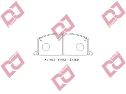 ������� ��������� �������� ��������/A-113K. �A-309K, �D2023, �PF-1077/Djparts-BP1003 BP1003 ����