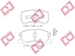 ������� ��������� �������� ��������/A-496WK, �D0034, �PF-6427/Djparts-BP1013 BP1013 ����
