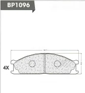 ������� ��������� �������� ��������/A-401K, �D1122, �PF-2320/Djparts-BP1096 BP1096 ����