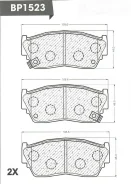 ������� ��������� �������� ��������/AN-479WK, �D1215M, �PF-2410/Djparts-BP1523 BP1523 ����