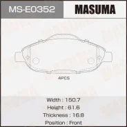 ������� �������� Masuma, PN0450 front (1/12) MS-E0352, �������� MSE0352 ����