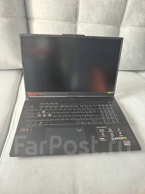 Asus TUF Gaming A17 FA707NU. 17.3", 3,3����, ��� 16 ��, ���� 512���, WiFi: 1, Bluetooth: 1, ����������� �� 6��. ����