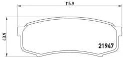 ������� ��������� �������� ������ ��� Toyota LAND Cruiser, Toyota Hilux, Toyota 4 Runner Brembo P 83 024 Brembo P 83 024 P83024 ����