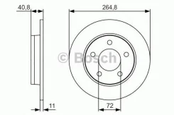 ���� ����. ���. [265x11] 5 ���. Bosch 0986479S50 0986479S50 ����