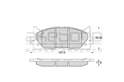 ������� ��������� �������� �������� �������� ��� Toyota Camry 06 AN-734K Akebono AN-734K AN-734K AN734K ����