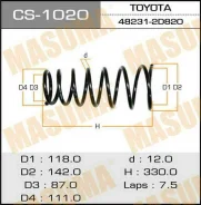������� �������� CS-1020 ��� Toyota Caldina CT190G 2C ������ ������������� Masuma ����� 48231-2D820 48231-2G230 48231-2D860 CS-1020 ����� � ������� �...