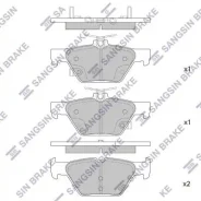 ������� �������� ������! Subaru Legacy/Outback 2.5/3.6 15 SP1879 Sangsin Brake SP1879 SP1879 ����