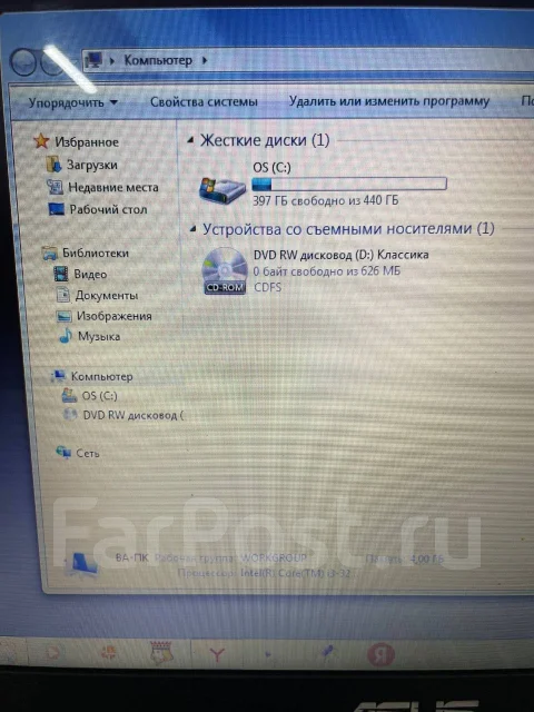 Asus K56C. 21", 1,8����, ��� 4 ��, ���� 500���, WiFi: 1, Bluetooth: 1, ����������� �� 3��. ����