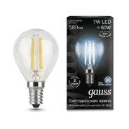 ������������ ����� Gauss ��� 7W 580Lm 4100K E14 105801207 ����