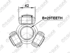 ������� /Tiguar ��� Jumper Ducato 244/250/290 Boxer 20022014 2.22.3D; D=29x42; TGTR29/42; TGTR2942 1608505480 2516BOX3 Tiguar TGTR2942 ����