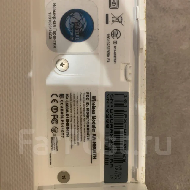 Asus. WiFi: 1, Bluetooth: 1 ����