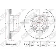 ���� ��������� (�����) Nissan Teana 03-08 / Infiniti G35 02-07 SAT ST-40206-9J400 ST402069J400 ����