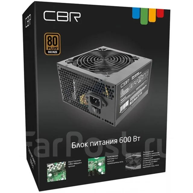 ���� ������� 600W CBR PSU-ATX600-12GM OEM ����