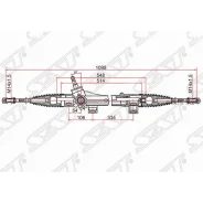 ����� ������� Toyota Corolla (E120) 00-07 / Corolla Fielder 00-06 (����� ����) SAT ST-45510-02070 ST4551002070 ����