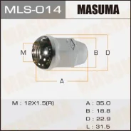 ����� 12x1.5/ ��� ���� 19�� (��, 20 ��) Honda (����� � �����, �������) Masuma(mls014) Masuma MLS014 ����