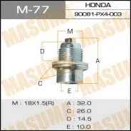���� ������������ M77 (M18x1.5/H15) � �������� Accord cf3/cf4 Masuma M77 ����
