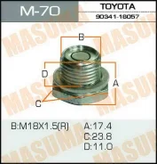 ���� ������������ M70 18x1.5 � �������� Alex NZE124, ZZE124 Masuma M70 ����