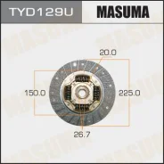 ���� ��������� Masuma TYD129/U Toyota 225*150*20*26.7 Masuma TYD129U ����