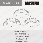 ������� ���������� MK-K0003 KIA RIO III/11-17 Masuma MKK0003 ����