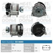 ��������� 14V 130A Ford Focus I Transit (P65) Meatdoria 5514080 - 5514080 ����
