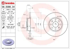 08.5086.34_���� ���� 08508634 Brembo 08508634 ����