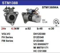 ������� Volvo FH 12/340, Truck FH I 500 2009-, 24V, 12T STM8388WA STM8388WA ����
