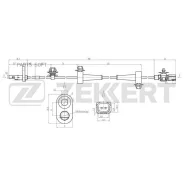 ������ ABS ����. /������. ���. Honda Civic VIII 05- Zekkert SE-6220 SE6220 ����