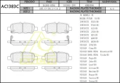 ������� ��������� ������ Nissan Elgrand, X-Trail, Murano, Stagea (������� ������, �������� �������� ��������� ������� ������ ���) AC1383C Anchi AC1383...